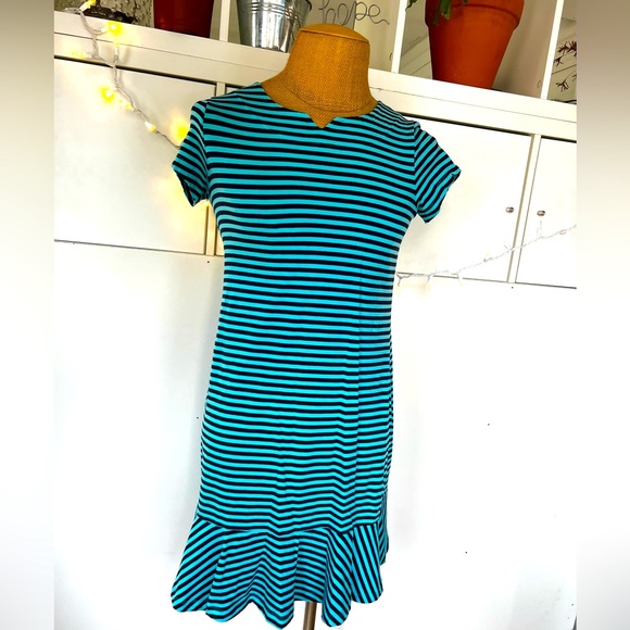 Lands’End striped dress - Picture 1 of 4
